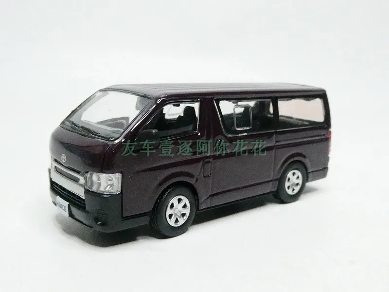 

1:64 BM 2015 Hiace KDH200V Toyota Hiace коммерческий автомобиль серебряный сплав модель автомобиля подарок