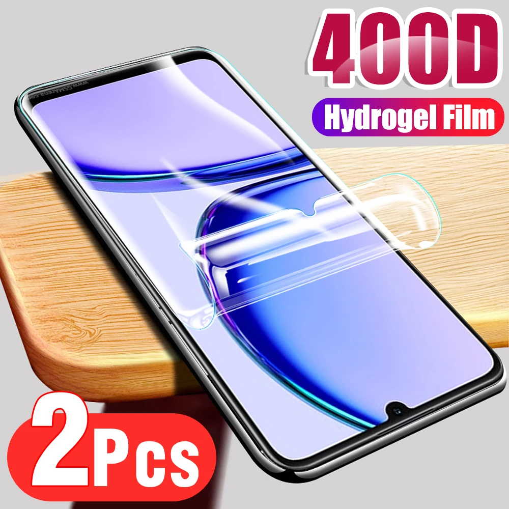 

Гидрогелевая пленка с полным покрытием для Realme C53, 2 шт., Защитная пленка для Realmi C53 C 53 53C Realmec53 RMX3760, защитные пленки для экрана 6,74 дюйма