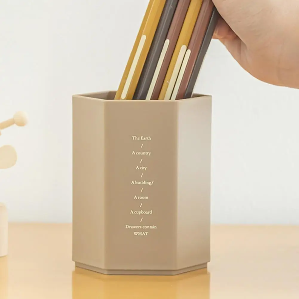 

Pen Organizer Helpful Stationery Non-deforming Wide Opening Pencil Organizer School Supplies Pen Container Pen Holder