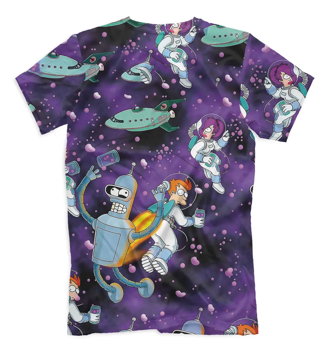 Футболка Филипп Фрай Туранга Лила Бендер Futurama