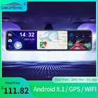 Автомобильный видеорегистратор, 4G, Android 8,1, умный видеорегистратор, зеркало заднего вида, видеорегистратор ADAS, Wi-Fi, GPS-навигация, авторегистратор, удаленный мониторинг спереди и сзади