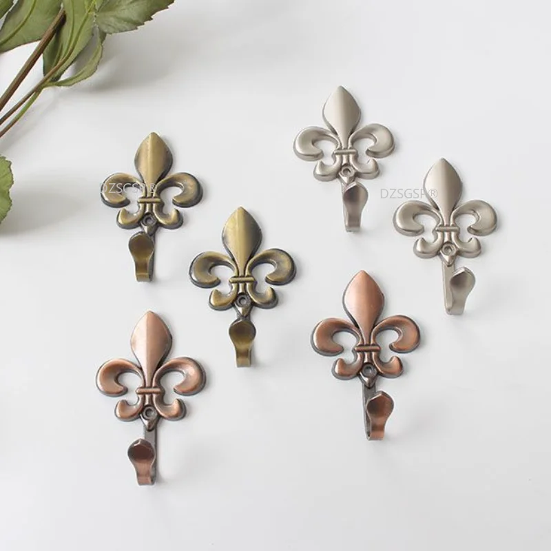 Аксессуары полотенце в форме цветка для занавесок крючок из цинкового сплава