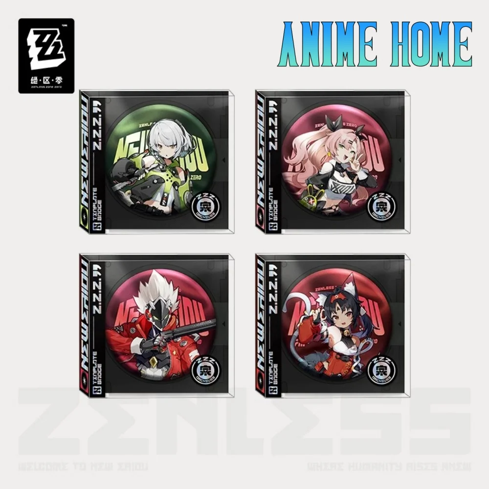 Брошь с изображением игры Zenless Zone Zero Anby Demara Nicole Billy Kid Nekomiya Mana Tinplate значки брошь