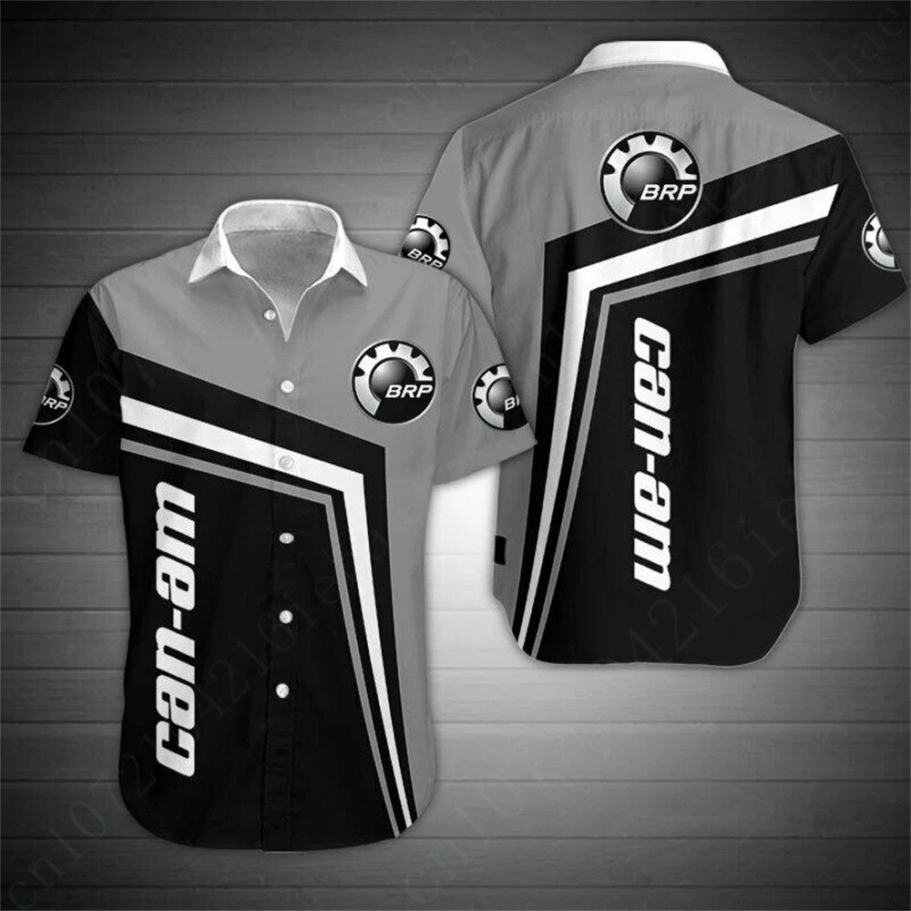 

Can-am Harajuku Shirts And Blouses Casual Oversized T-shirt Unisex Clothing Luxury Button Cardigan Anime Shirts For Men Women