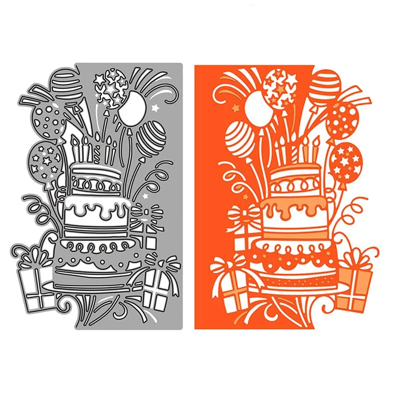 

A 1Pc DIY Floral Lace Cake Stencils Wedding Cake Border Molds DIY Cake Craft Stencils Cake Baking Metal Cutting Dies