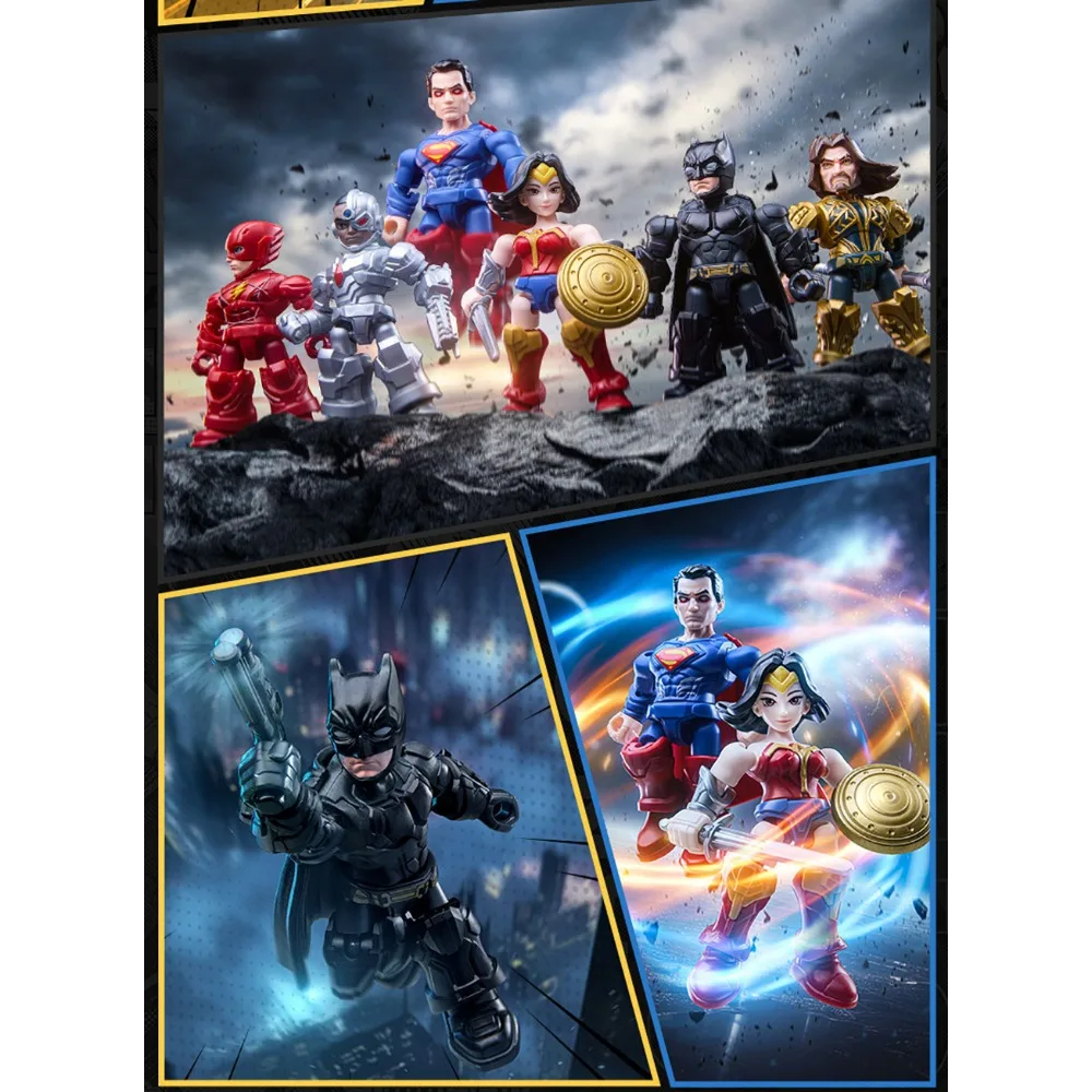 Новая оригинальная коллекционная фигурка BLOKEES: Лига Справедливости, герои DC, крутые персонажи, лимитированная серия, игрушка-сюрприз для всей семьи, настольная игра (art.: 3920db420f97d) - 3920db420f97d