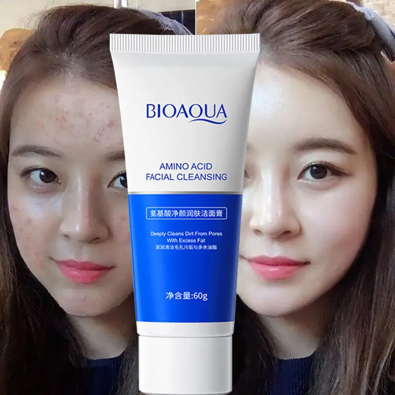 【Whitening Gadgets】BIOAQUA Whitening Facial Cleanser Brightening Dark Skin Deep Cleaning Oil Control Hydrating 60g