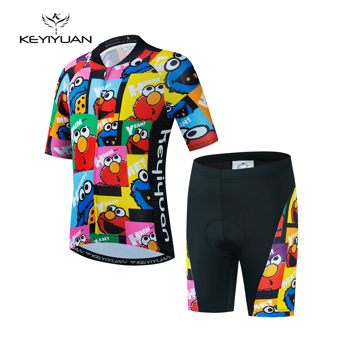 

KEYIYUAN Baby Cycling Jersey Mtb Kids Road Bike Short Sleeve Children's Riding Bicycle Clothes Maillot Cyclisme Camisas Ciclista