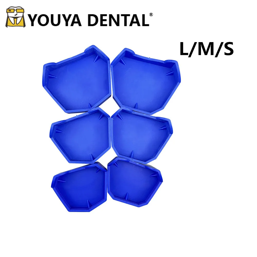 

2pcs Dentistry Lab Plaster Model Base Former Molds Tray Dental Model Base