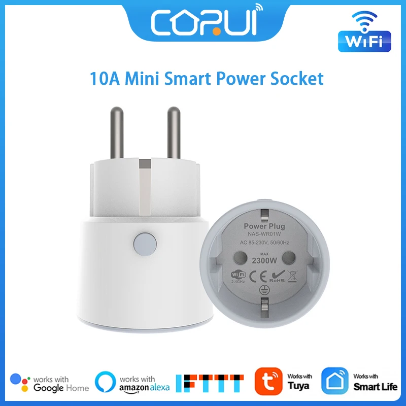 

Умная Мини-розетка CoRui с поддержкой Wi-Fi и таймером