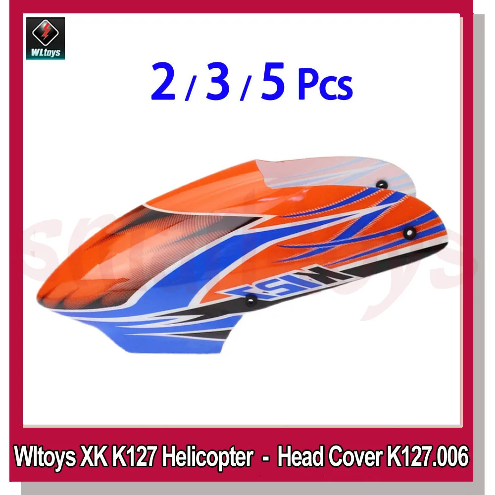 Wltoys XK K127 Навес/крышка головки для WL дрона RC вертолета запчасти K127.0006 тенты - купить