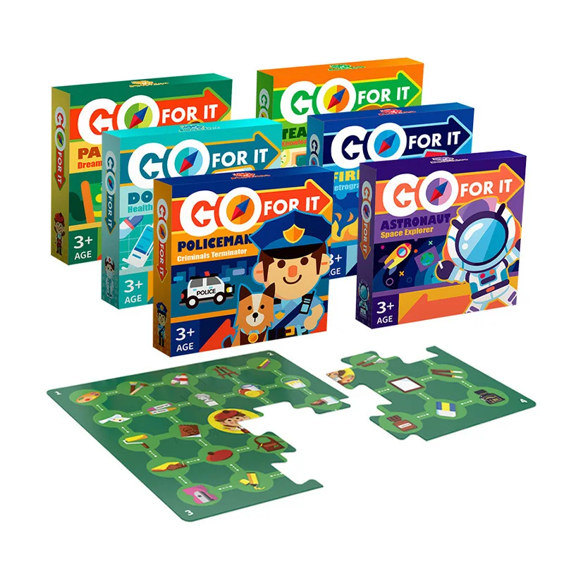 

Career Guide Toddler Thinking Training Parent-Child Interactive Board Game Cognitive Children's Career Enlightenment Toys