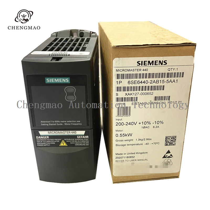 

New Siemens AC Drive Inverter PLC 6SE6440-2AB15-5AA1 6SE6440-2AB11-2AA1 6SE6440-2AB12-5AA1 6SE6440-2AB13-7AA1 6SE6440-2AB17-5AA1