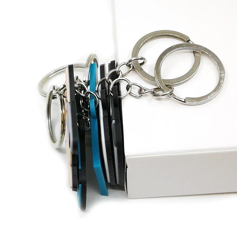 Брелок из ПВХ с мультяшным рисунком 20 шт./лот держатель для ключей детский