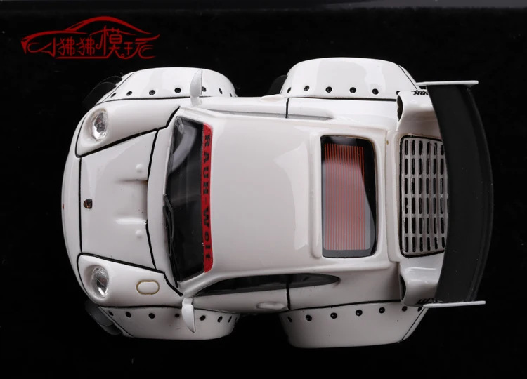 

Spot LITTLE EGG resin car model 1:64 Porsche 911 modified RWB 993 egg car Q car Q version collection ornaments gift