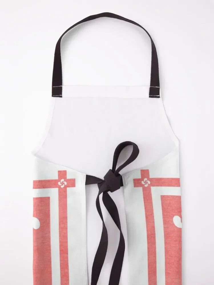 neiadi белый шарф Lauburu Фартук мужской барбекю с индивидуальным логотипом Все для