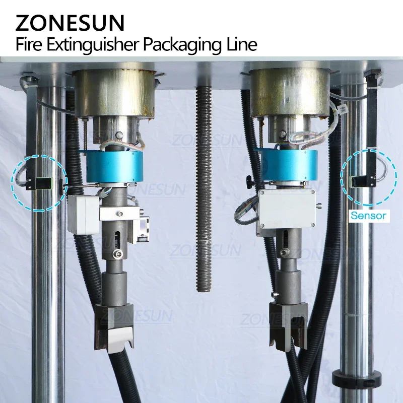 ZONESUN ZS-FE1 Автоматическая 4-головочная машина для сухого порошка огнетушитель