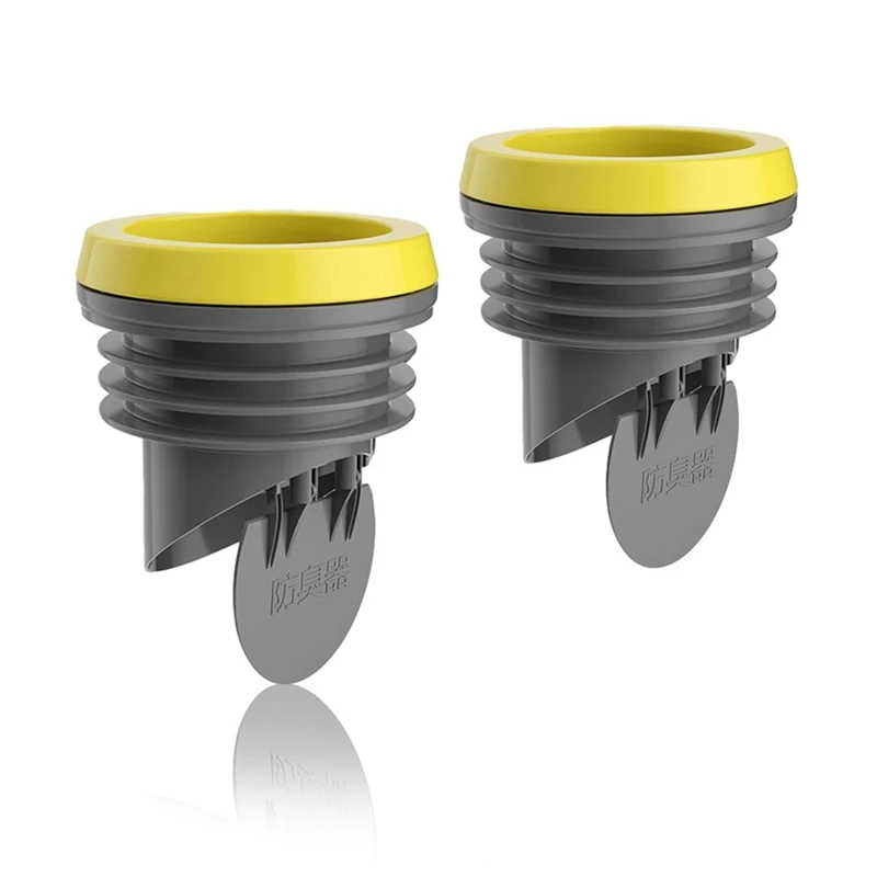 2PCS Toilet Flanges Wax Rings With Prevent Backflow Valve - Thick Bowl Ring Fits 3.2-4 Inch Waste Lines