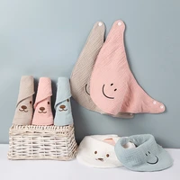 baby bibs soft cotton drool bibs cartoon child baberos bandana bib cute triangle scarf newborn teething towel and saliva towel