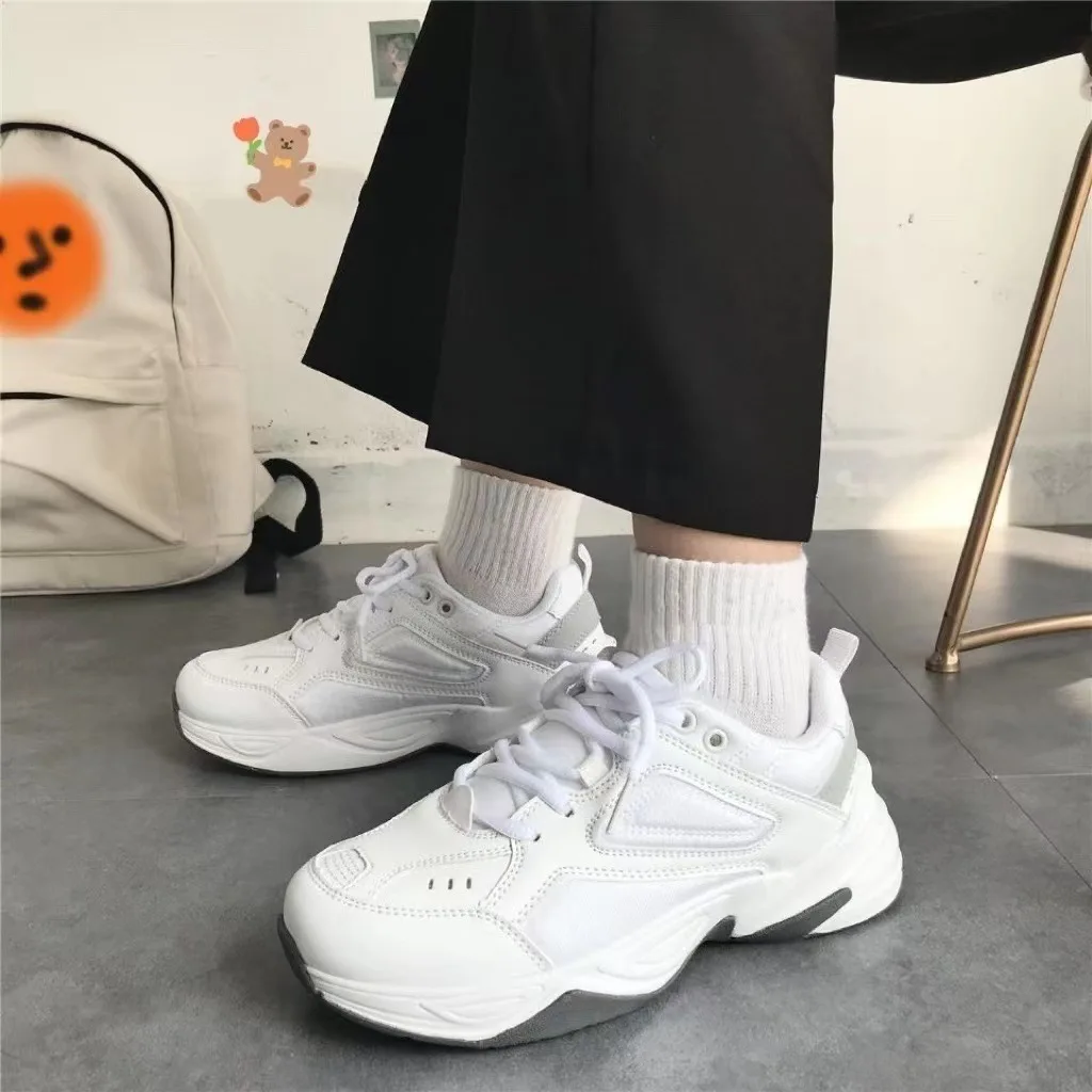 

New spring and autumn Korean version of the old shoes for female students ins leisure sports running trendy women's shoes