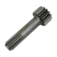excavator parts accessories hitachi zx55ur walking primary sun gear center axis shaft 1416 teeth free shipping