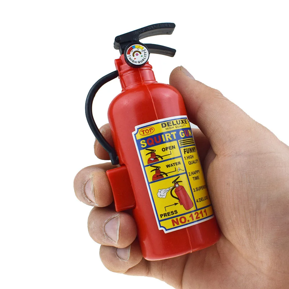 

Water Gun Toy Children Portable Squirter Simulation Fire Extinguisher Style Halloween Firefighter Costume Gift Pretend Play Toys