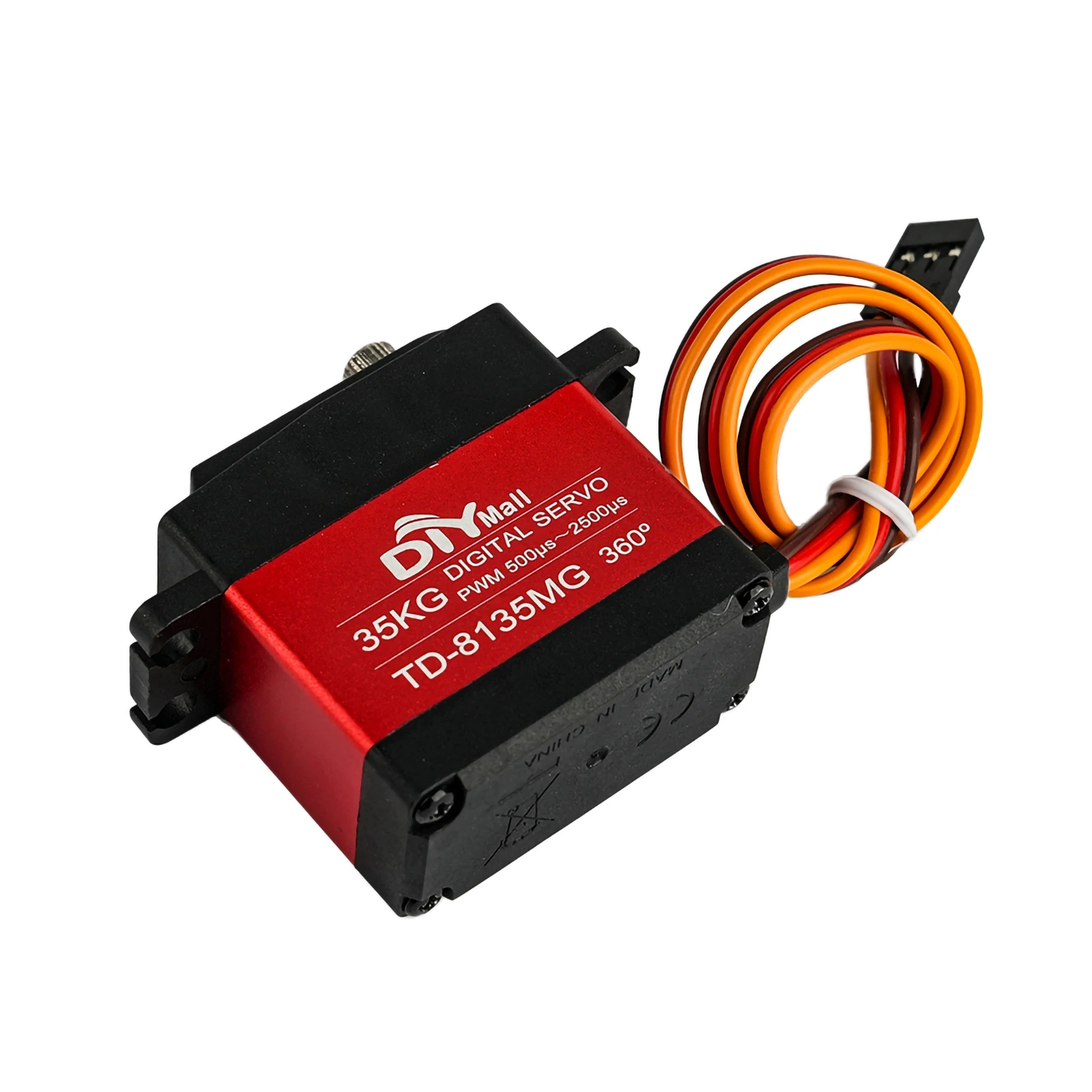 Цифровой сервопривод 35 кг TD-8135MG 360/270/180 градусов большой крутящий момент угольная
