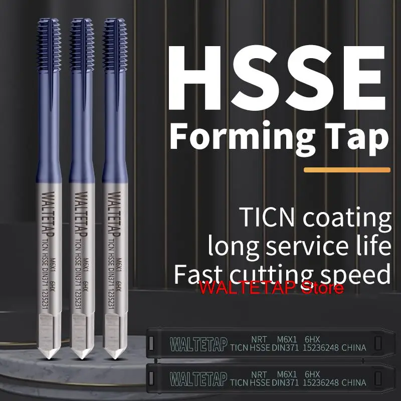 

WALTETAP HSSE-M42 DIN 371 376 стандарт с TiCN Roll mould Tap M2 M2.5 M2.6 M3 M4 M5 M6 M8 M10 M12 6HX краны с машинной резьбой
