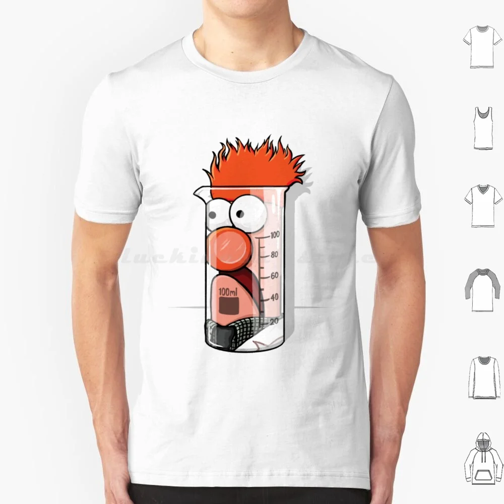 Хлопковая футболка Beaker Science для мужчин и женщин с принтом сделай сам