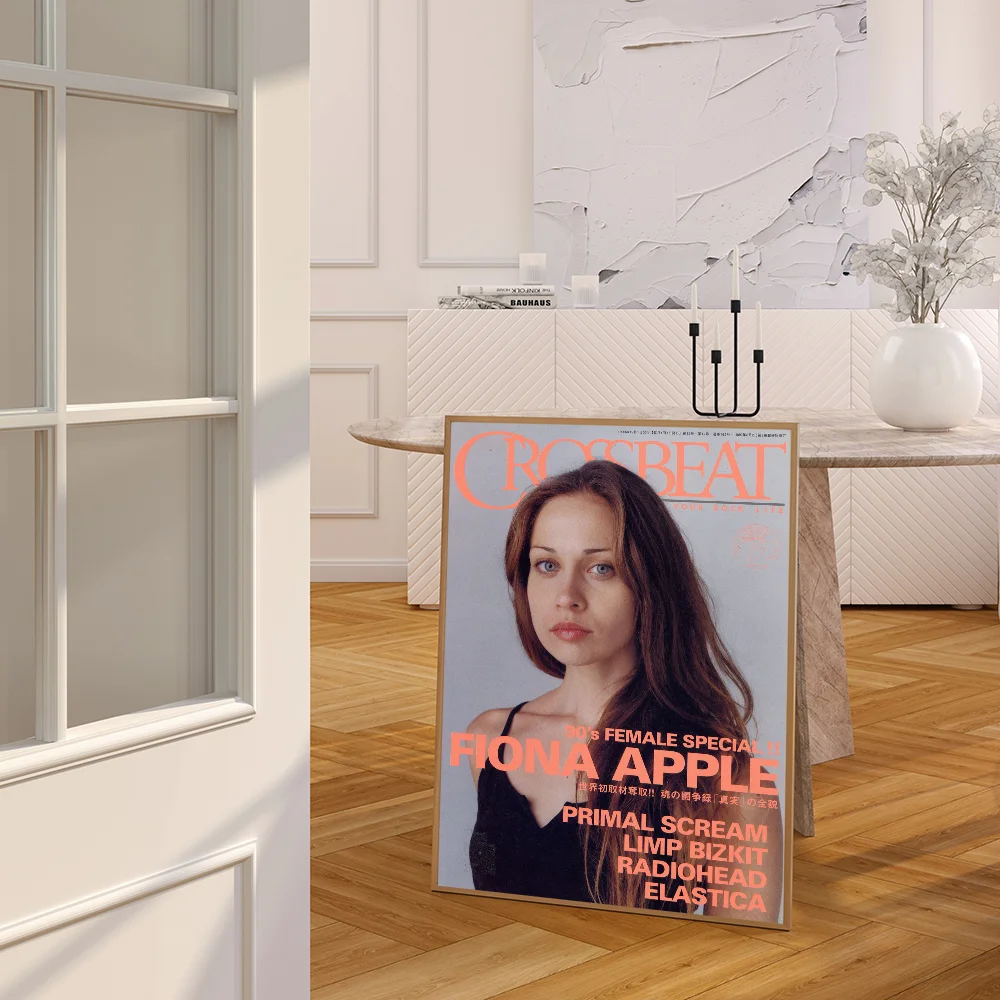 Fiona Apple Self-adhesive Art Poster Retro Kraft Paper Sticker DIY Room Bar Cafe Stickers Wall Painting