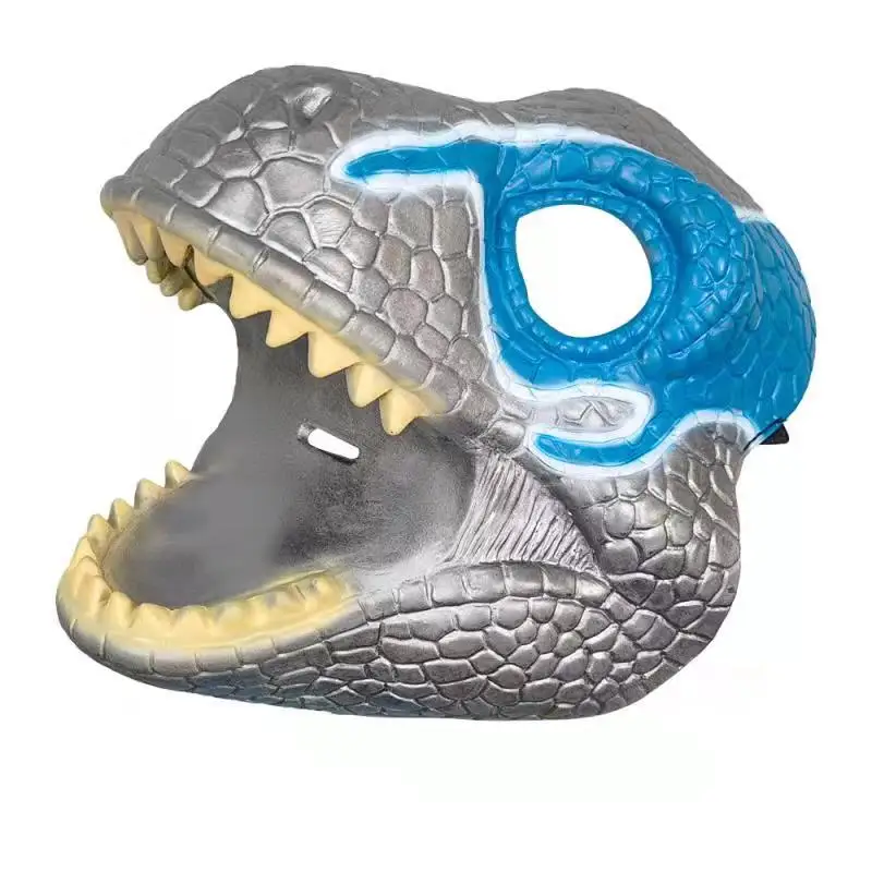 Латексная Маска страшная Змея с открытым ртом животные страшный Тираннозавр