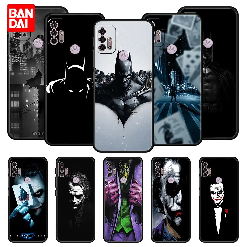 

Cover Case for Motorola Moto G30 G50 G60 G8 G9 G200 G31 G60s Power Plus Play Lite Bag Capa Armor Phone Batman Joker Dark Knight
