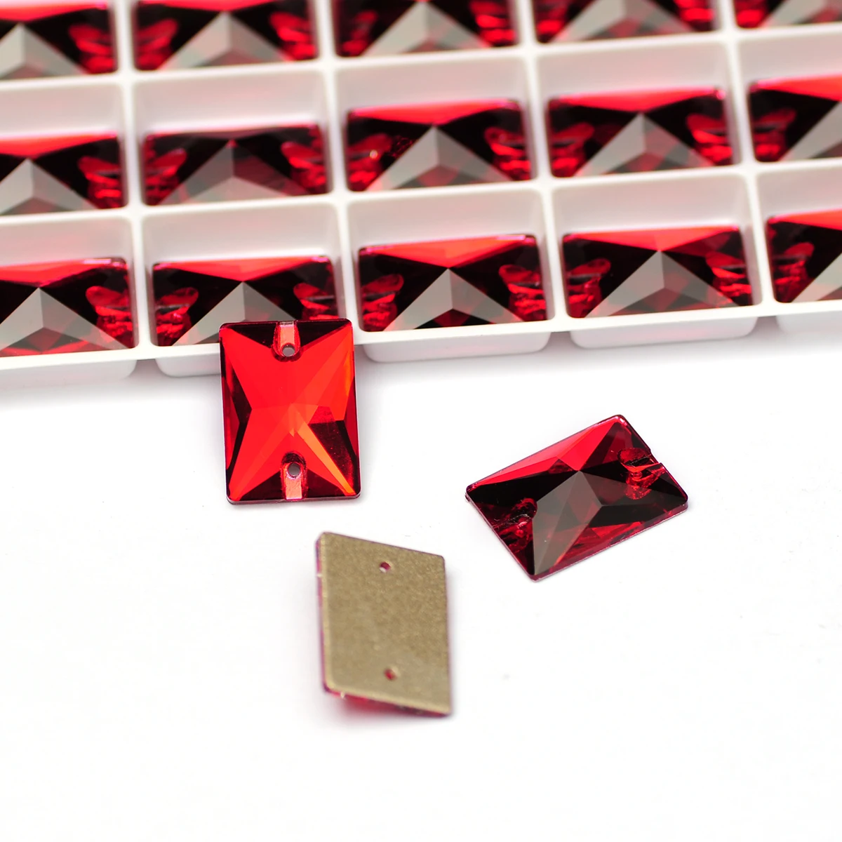 

Siam Shiny Rectangle Glass Strass Flatback Crystal Sew On Rhinestones Crafts Glitter 3D Sewing Accessories Design Decorations