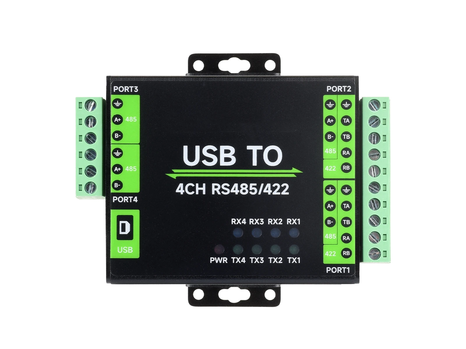 Изолированный преобразователь USB в RS485/422 промышленного класса поддержка
