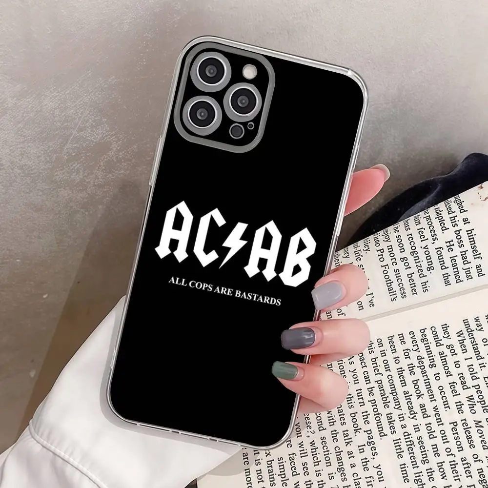 Фото Чехол для телефона Acab Ultras для iPhone 17, 15, 14, 13, 11, 12, 16 Pro Max Plus Mini, прозрачный силиконовый мягкий чехол-футляр №4
