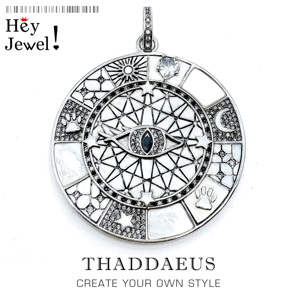

Pendant Amulet Mystical Symbols,2020 Fashion Jewelry Europe Trendy Optimism Accessorie 925 Sterling Silver Gift For Woman Men