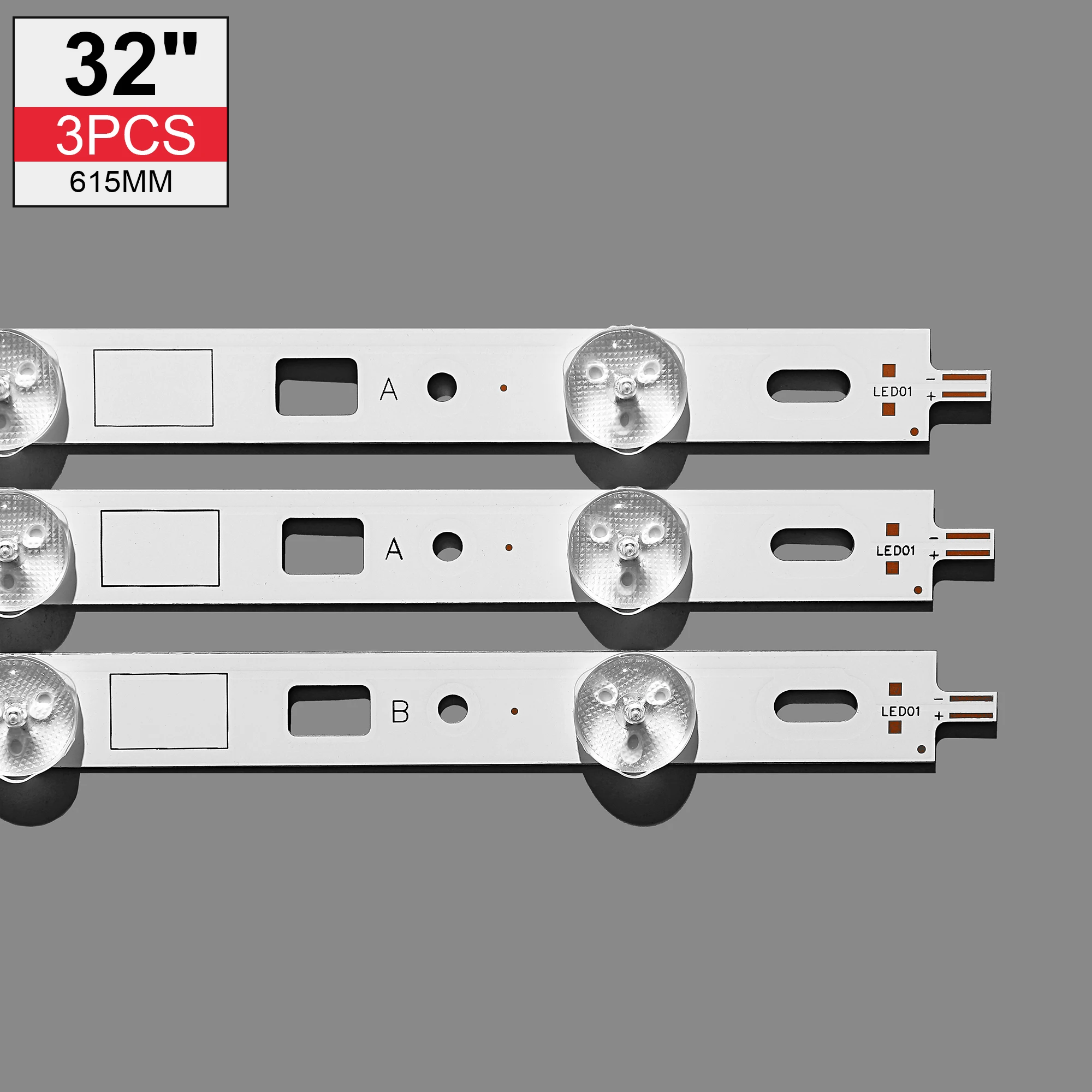 

15 set LED Backlight strip for S-ony 32"TV KDL-32RD303 KDL-32R303C KDL-32R303B 1-889-675-12 IS4S320DNO01 LM41-00091J LM41-00091