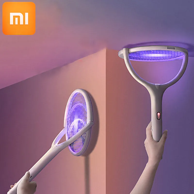 

Xiaomi 2022 5 In1 Electric USB Rechargeable Mosquito Electric Mosquito Swatter Killer Lamp Multicunctional Adjustable Bug Zapper