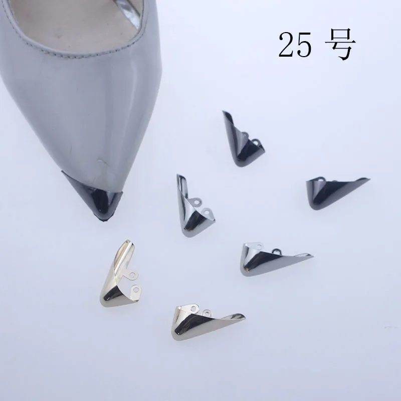200PCS Women's Shoes Pointed Shoes Head Shoes Materials Metal Accessories Shoe Head Cover Repair Anti Kick Toe Cover