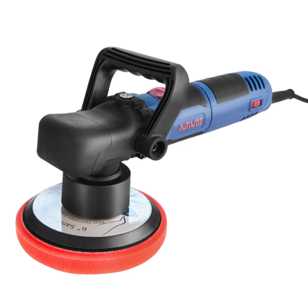 

220V 6Inch Car Polisher Car Polishing Machine 8mm Random Orbital Dual Action Polisher Car Waxing Tool Buffer For Detailing