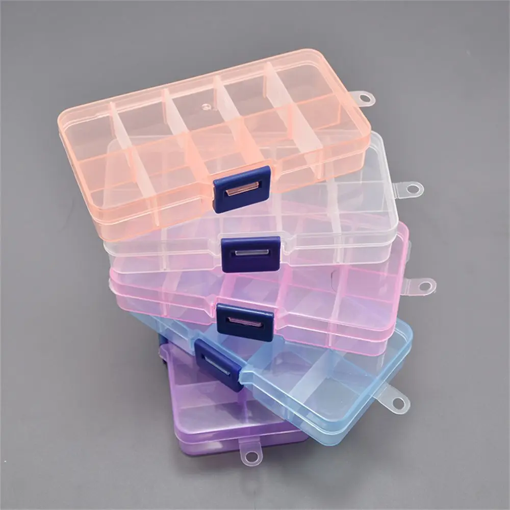 

NEW 10 Compartments Angling Supplies Fishing Accessories Lure Hook Boxes Jewelry Case Fishing Tackle Box Storage Boxs