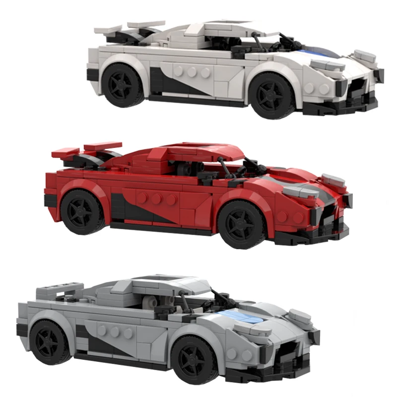 

Конструктор MOC скоростной серии чемпионов из фильма «Форсаж», модель спортивного шрама, конструктор, технология «сделай сам», креативная сборка, детская игрушка в подарок