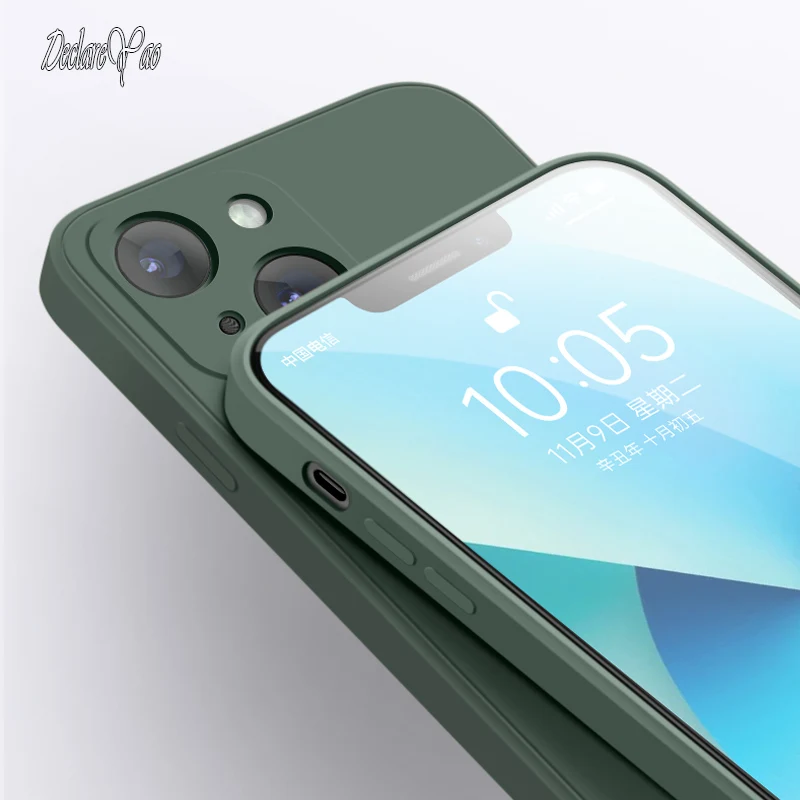 Силиконовый чехол для Apple iPhone 14 13 11 Pro Max X Xs XR SE 2 3 8 7 6 S Plus | Мобильные телефоны и