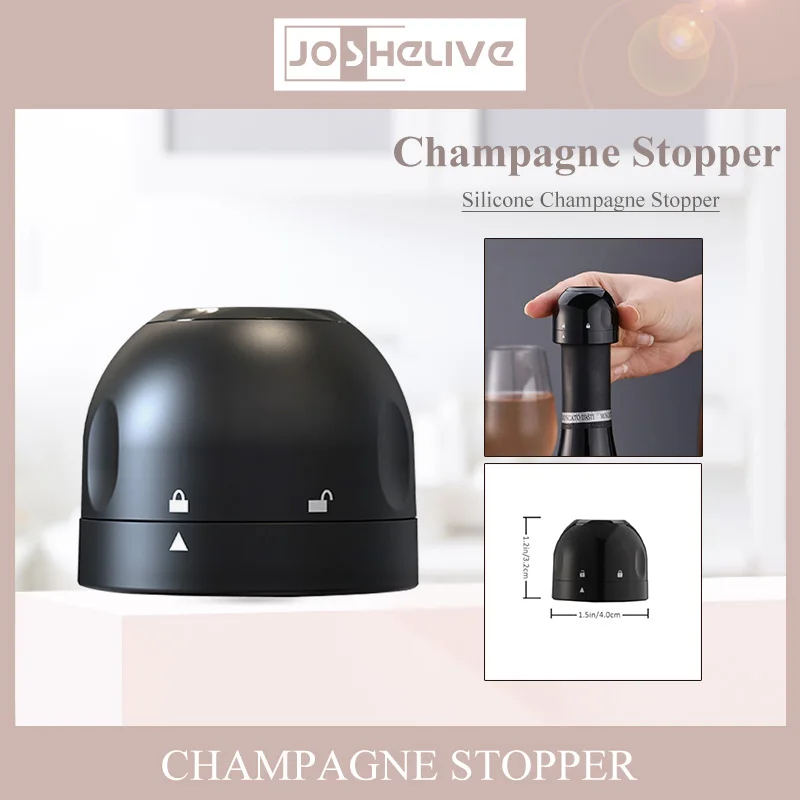 

2/4/5PCS Vacuum Red Wine Bottle Cap Stopper Silicone Sealed Champagne Bottle Stopper Vacuum Retain Freshness wine plug Bar Tools