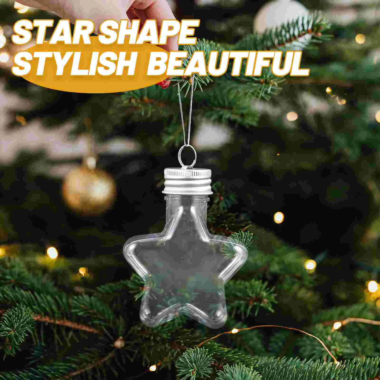 10 шт. рождественские бутылки практичные украшения контейнеры для желаний