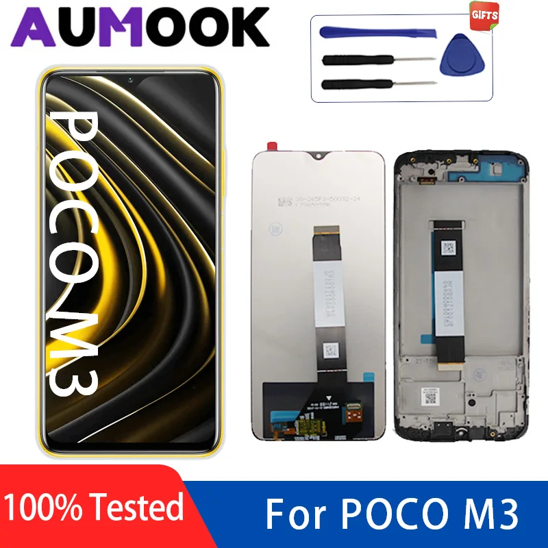 6 53 &quotдля Xiaomi Poco M3 ЖК-дисплей с сенсорным экраном для Redmi 9T цифровым