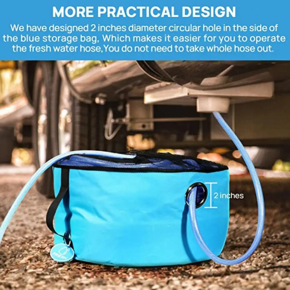 

Cable RV Sewer Hoses Storage Bag Caravan Waterproof Cord Cable Holder Water Pipe Equipment Organizer Outdoor Garden Parts