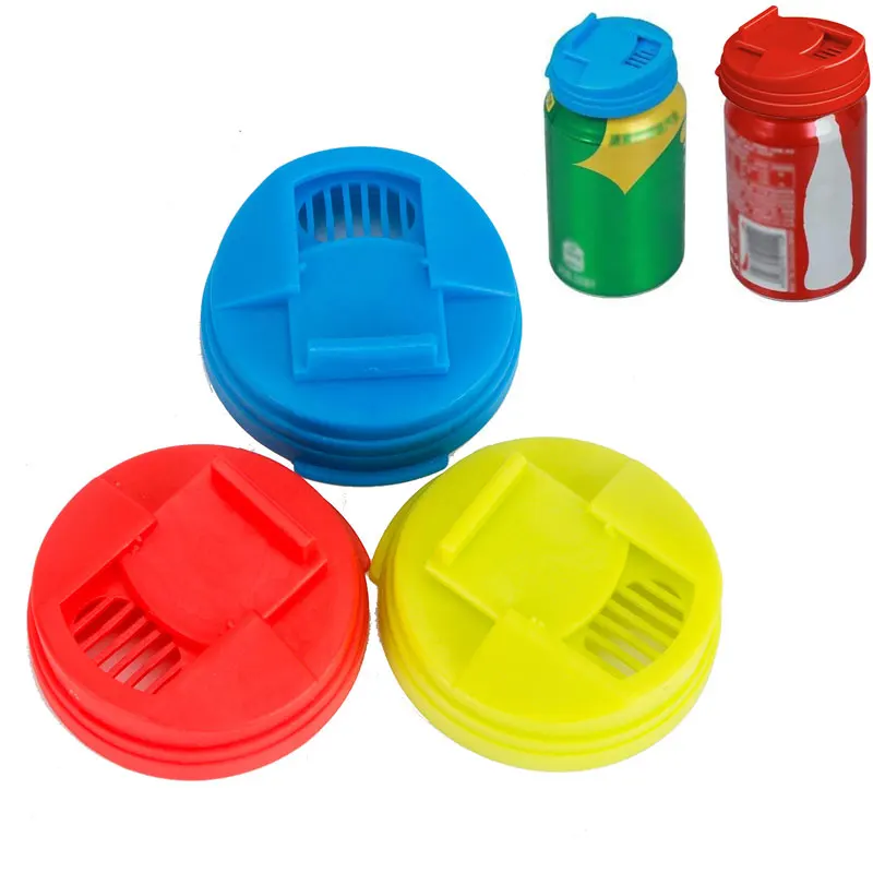 

5PCS/Pack Plastic Lid Cover Standard Size Soda Beer Energy Drink Jar Lids Protector Prevents Spill Beverage Can Lid