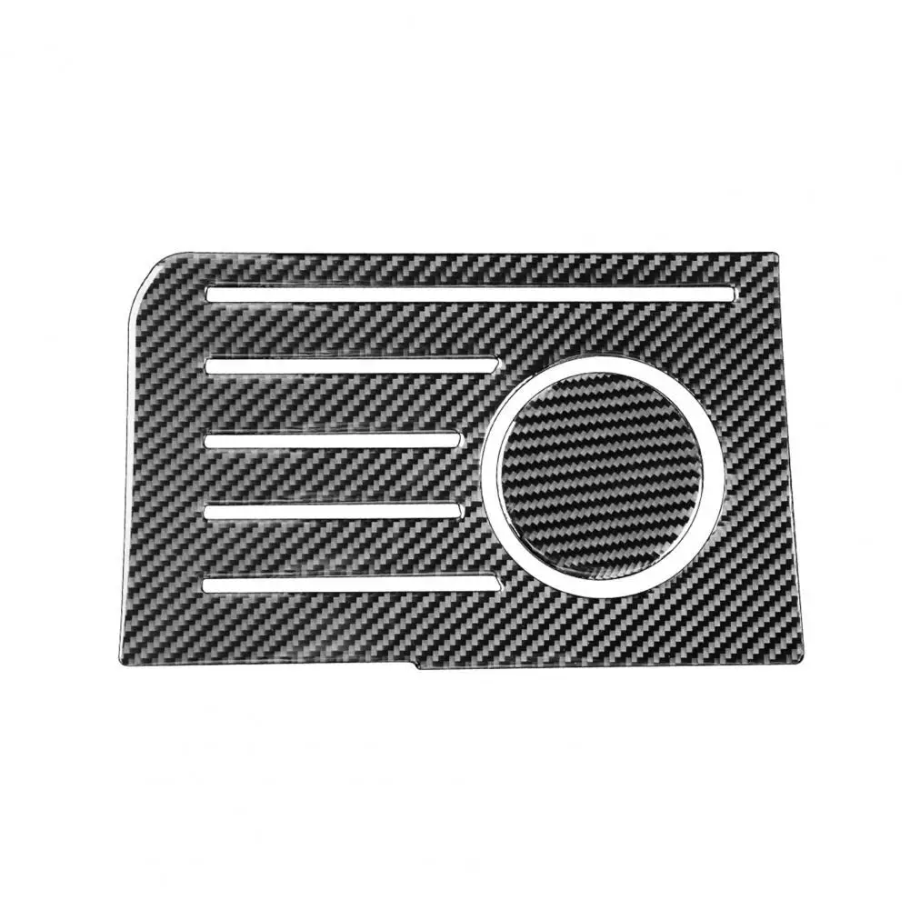 

2Pcs Exquisite Shiny Surface Easy Installation Central Control Storage Box Slot Mat Cover Panel Sticker Panel Trim Cover