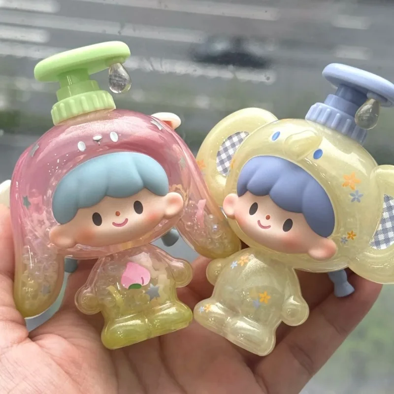 Фото Оригинальная серия Zzoton Bubble Bath, слепая коробка Kawaii, милая детская фигурка Zzoton Decorat, аниме-фигурки, загадочная коробка, модель игрушки в подарок №4
